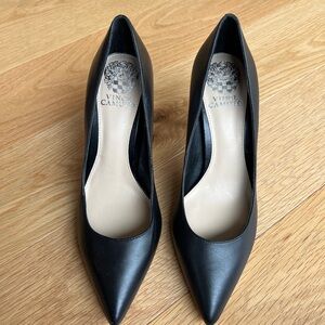 Vince Camuto Black Pointed Toe Heels
